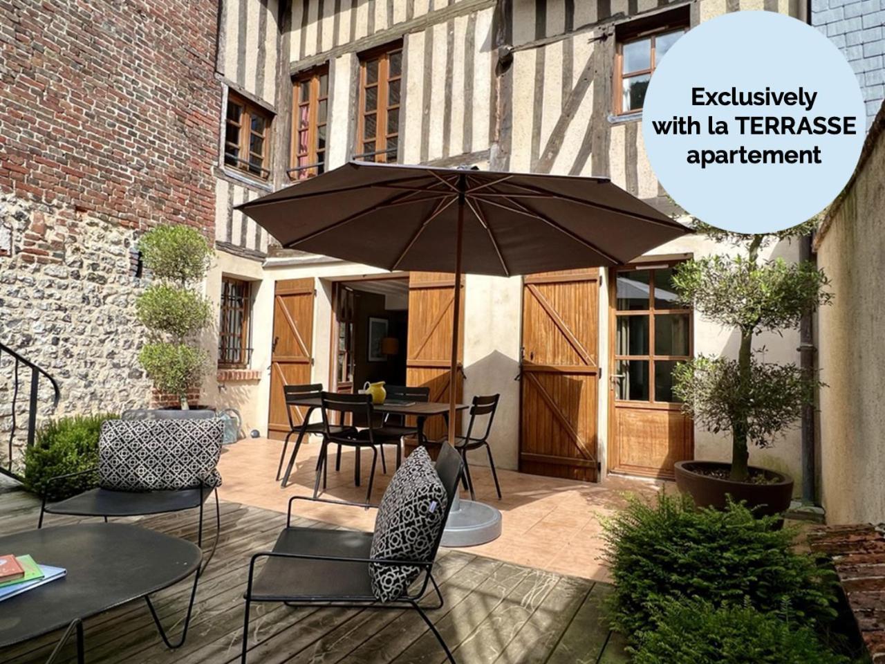 L' Annexe Du 10Honfleur Lejlighed Eksteriør billede